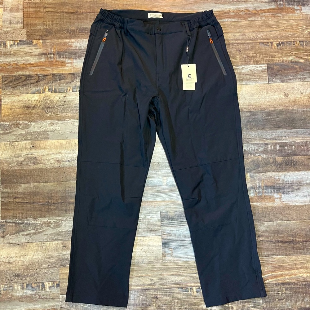 Women’s Black Nylon Hiking Pants, size 36, NWT